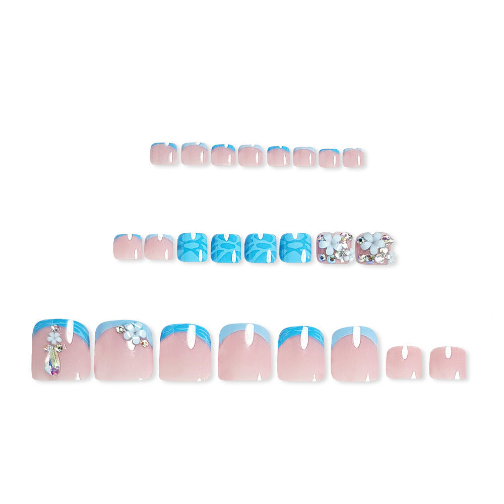 Floral Gemstone Pedicure Stornfield