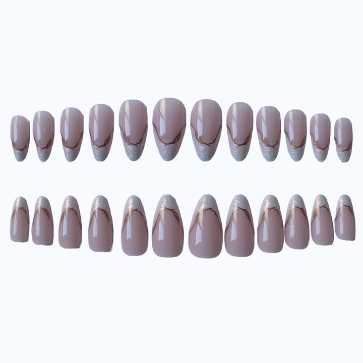 Stylish Long Stiletto Press-On Nails Stornfield