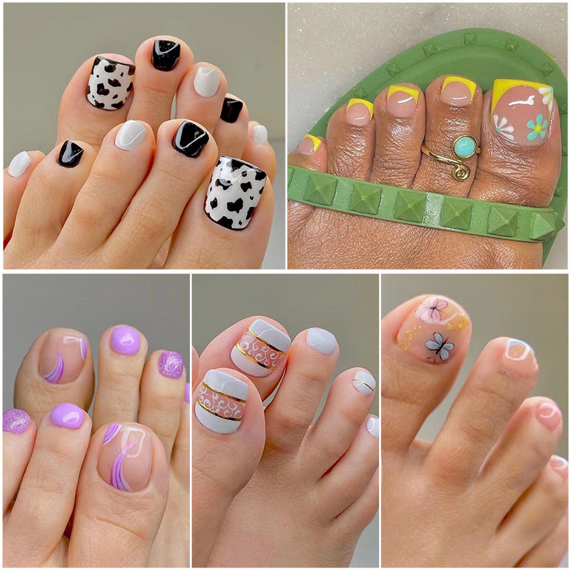 Artistic Toenail Design with Divine Butterfly Design Stornfield