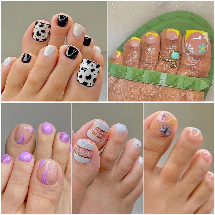 Artistic Toenail Design with Divine Butterfly Design Stornfield