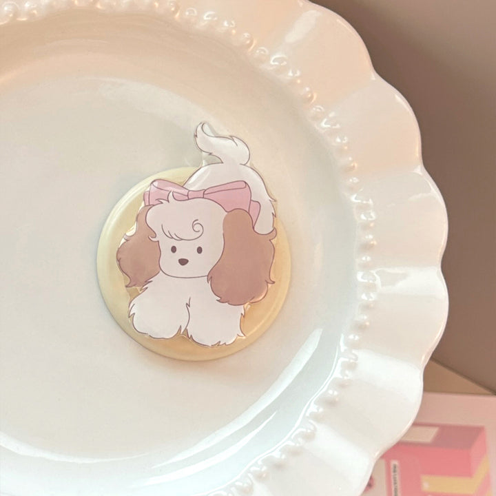 Playful refrigerator magnet in dog design Stornfield