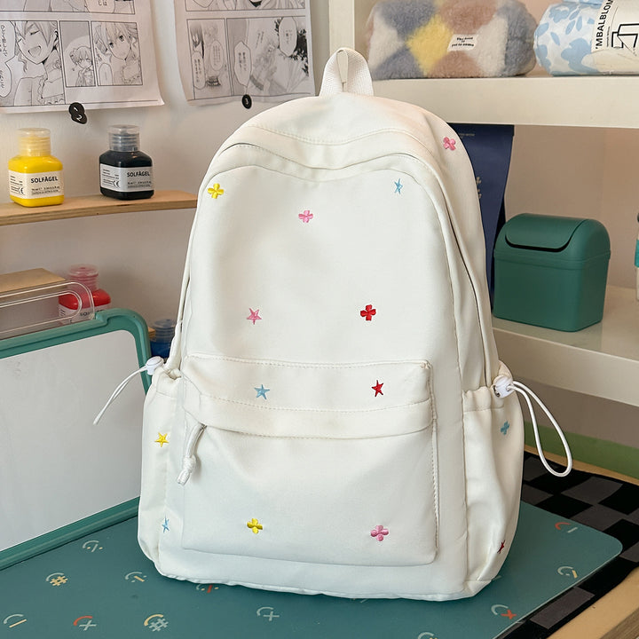Casual Embroidered Star Backpack Stornfield