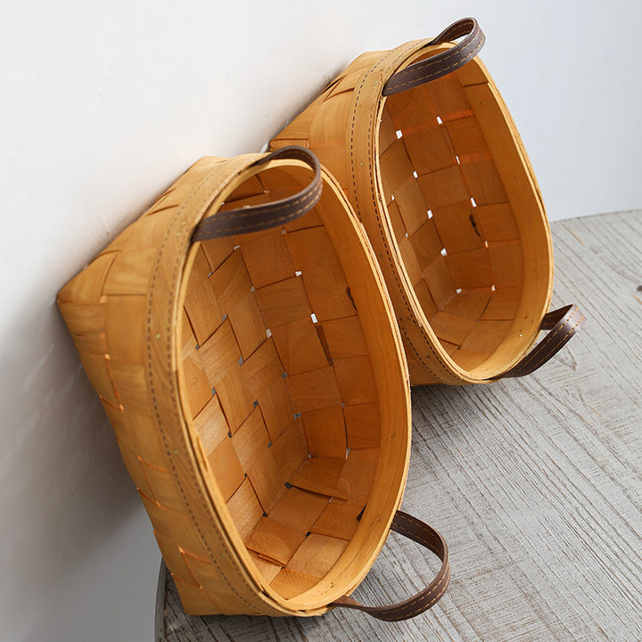 Unisex Handwoven Basket with Practical Carry Handle Stornfield