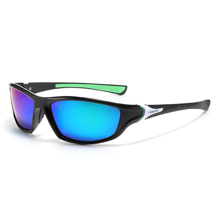 Unisex nan sporty wraparound sunglasses with polarized, shatterproof polycarbonate lenses and non-slip nose pads Stornfield