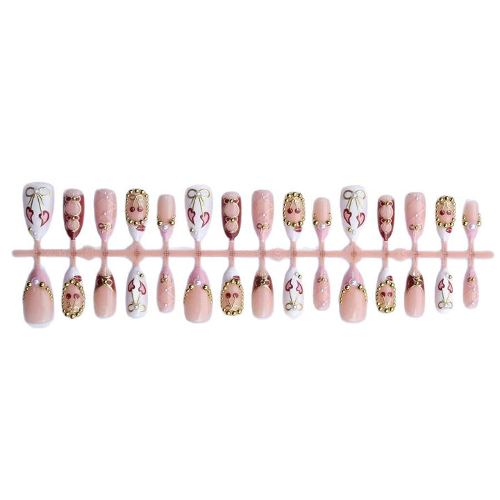 Elegant Decorative Press-On Nails Stornfield