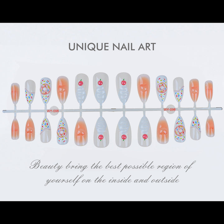Decorative Press-On Nails Set Stornfield