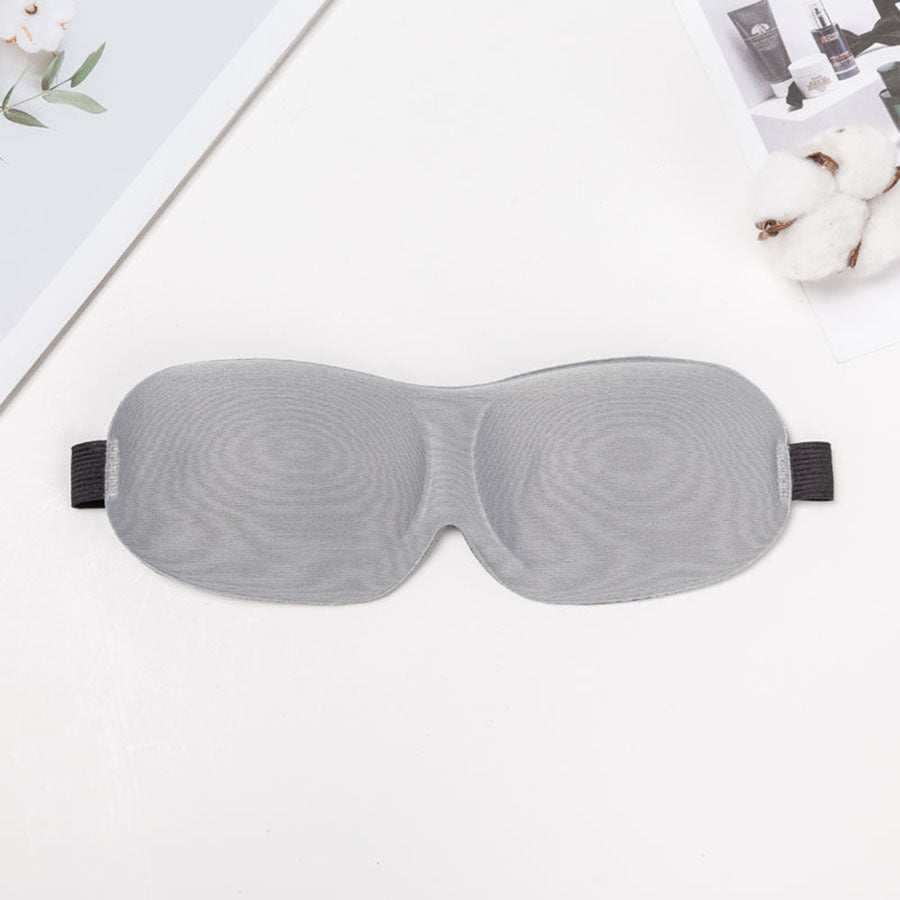 Unisex nan light-blocking travel mask with thermoformable nylon cover and wide comfort band Stornfield