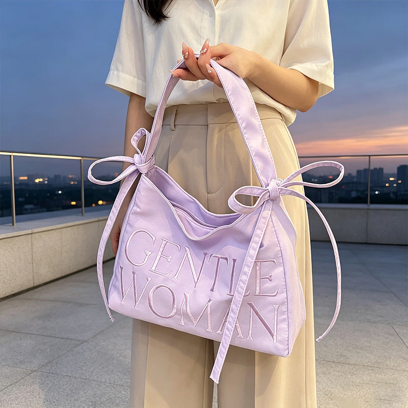 Stylish Satin Bucket Bag Stornfield