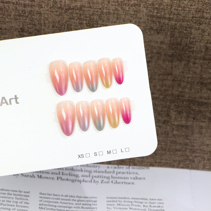 Ombre Gradient Press-On Nail Set Stornfield