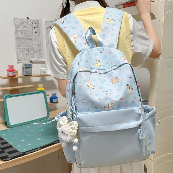 Cute Character Print Backpack Stornfield 1791205506
