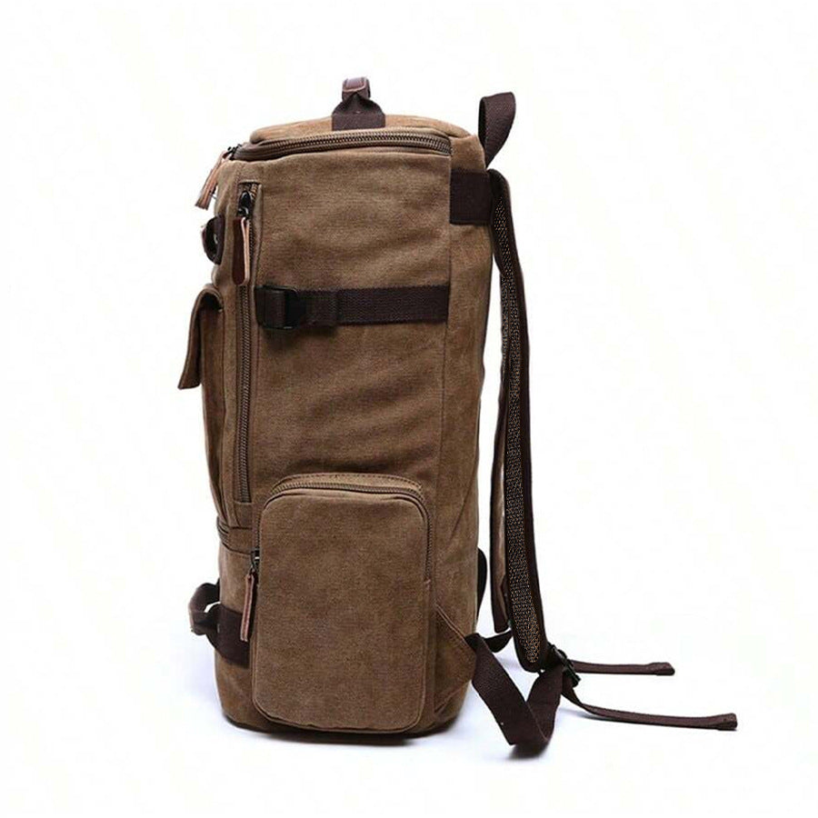 Multi-Functional Canvas Backpack