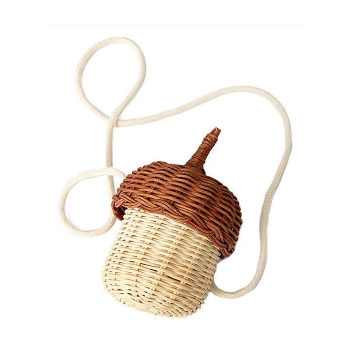 Whimsical Mushroom-Shaped Woven Storage Basket Stornfield