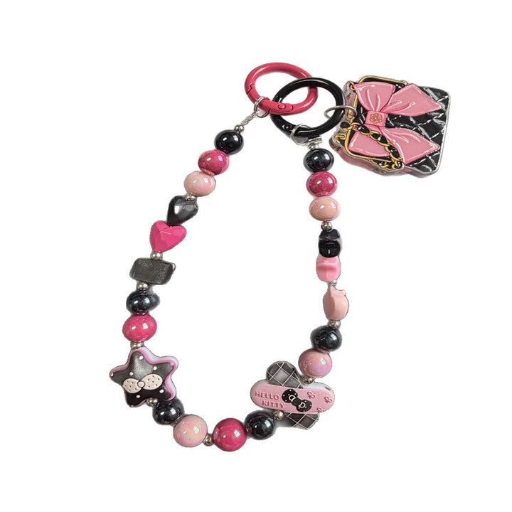 Decorative Beaded Charm Keychain Stornfield 1790135826
