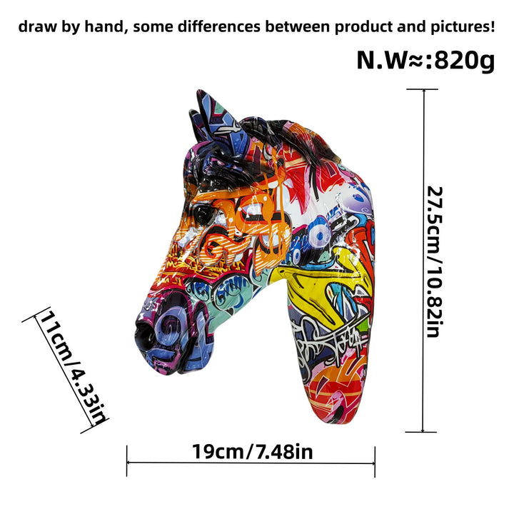 Decorative Horse Head Sculpture Stornfield