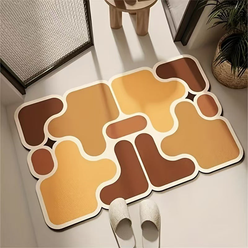Modern Abstract Floor Mat Stornfield