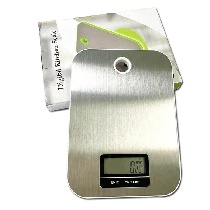 Slim Stainless Steel Digital Kitchen Scale