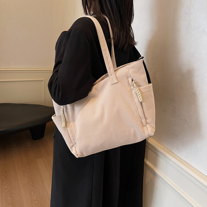 Multi-Pocket Canvas Tote Bag Stornfield