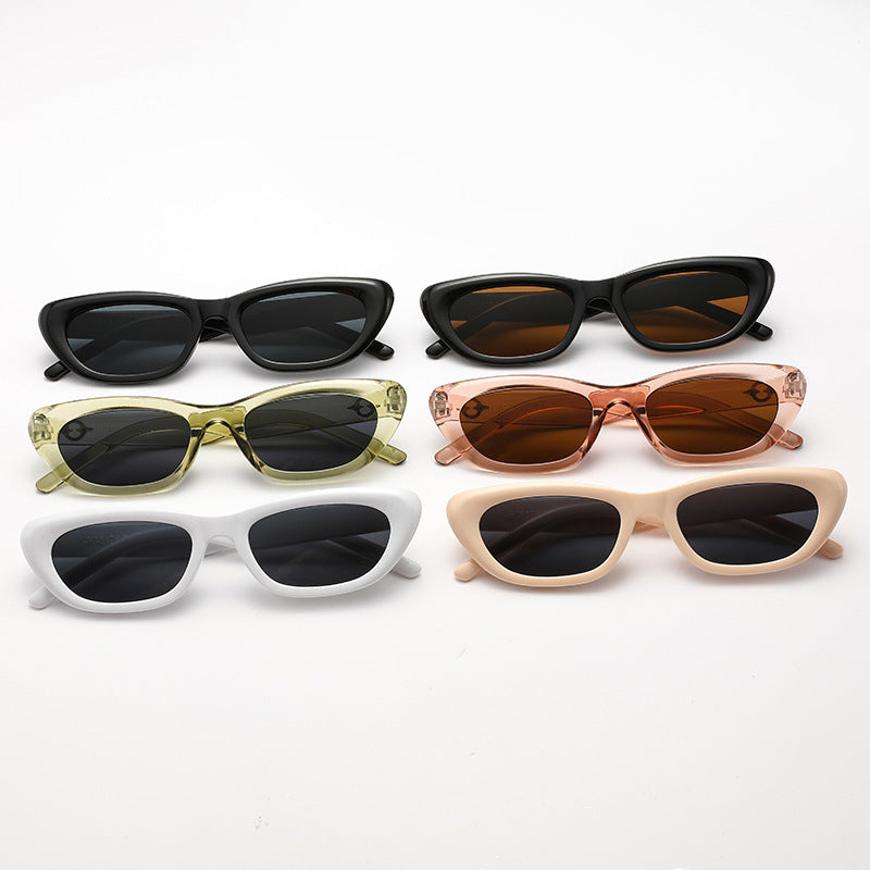 Women's Cat-Eye Sunglasses with Elegant Transparent Frame and UV Protection Stornfield