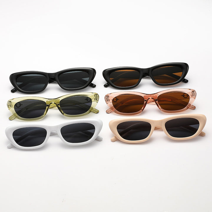 Women's Cat-Eye Sunglasses with Elegant Transparent Frame and UV Protection Stornfield