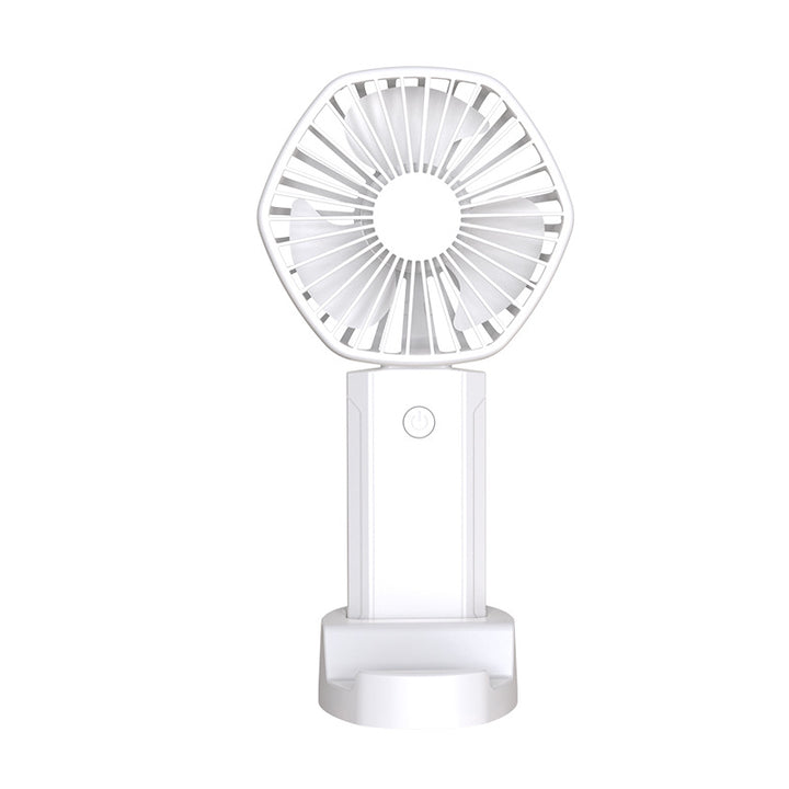 Women's portable battery fan with 360-degree swivel function Stornfield