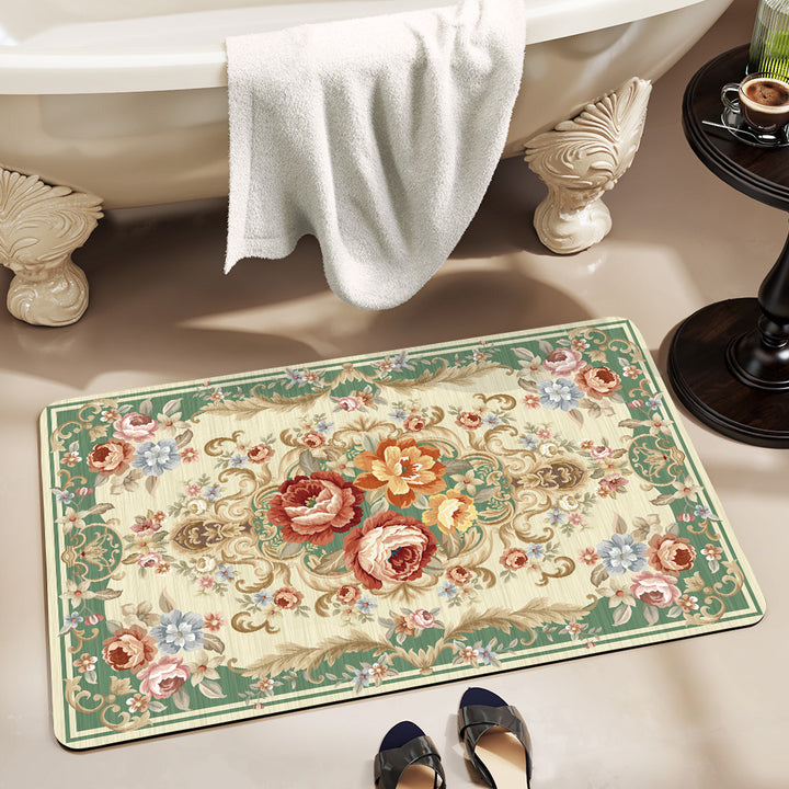 Luxurious Vintage-Inspired Bath Mat Stornfield