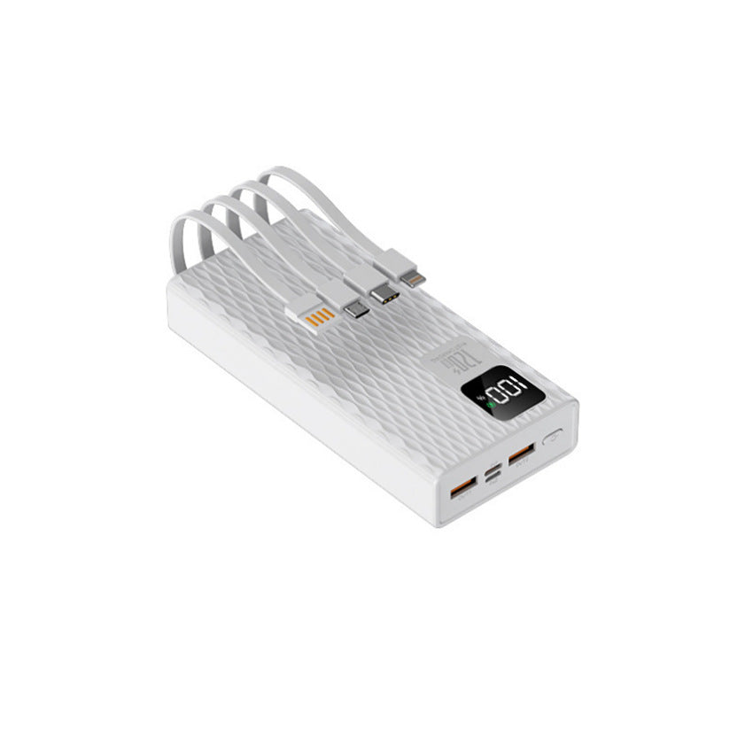 High-performance power bank with integrated fast charging ports and LCD display Stornfield