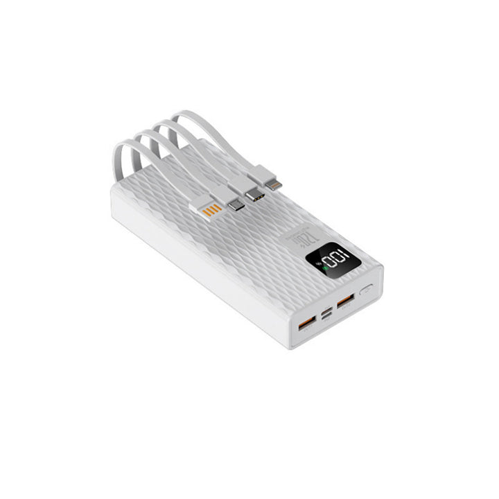 High-performance power bank with integrated fast charging ports and LCD display Stornfield