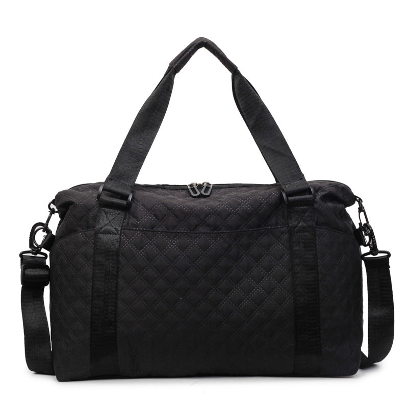 Quilted Fabric Travel Duffle Bag Stornfield