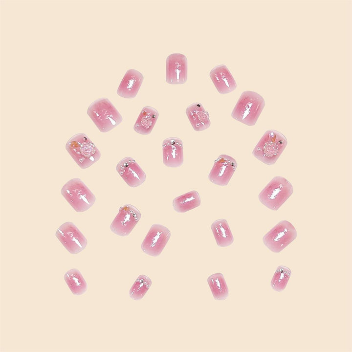 Elegant Glittering Nail Art