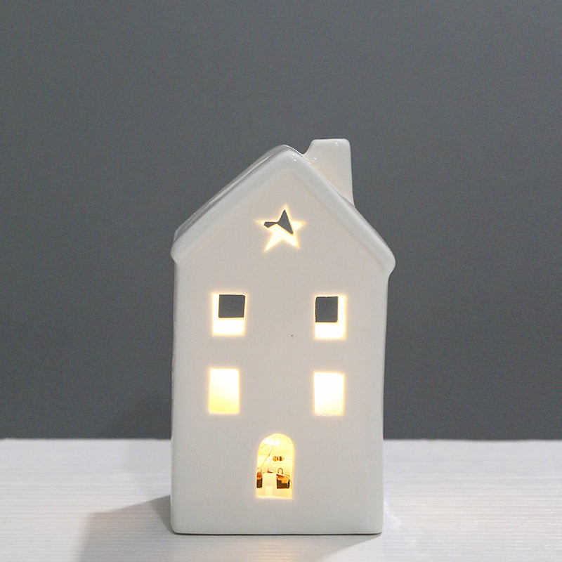 Ceramic House-Shaped Night Light Stornfeild