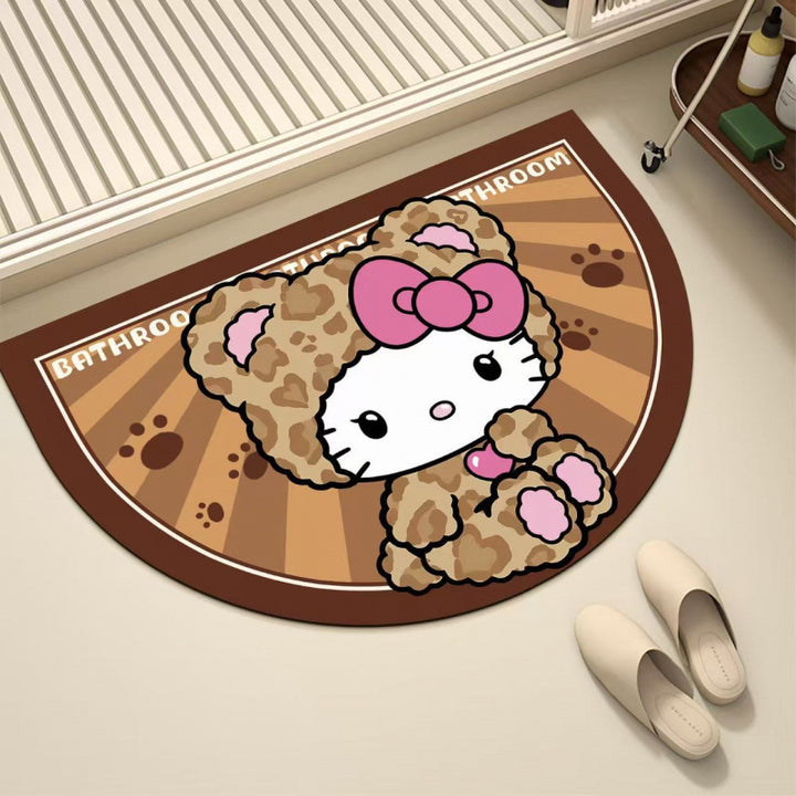 Cute Cartoon-Themed Bath Mat
