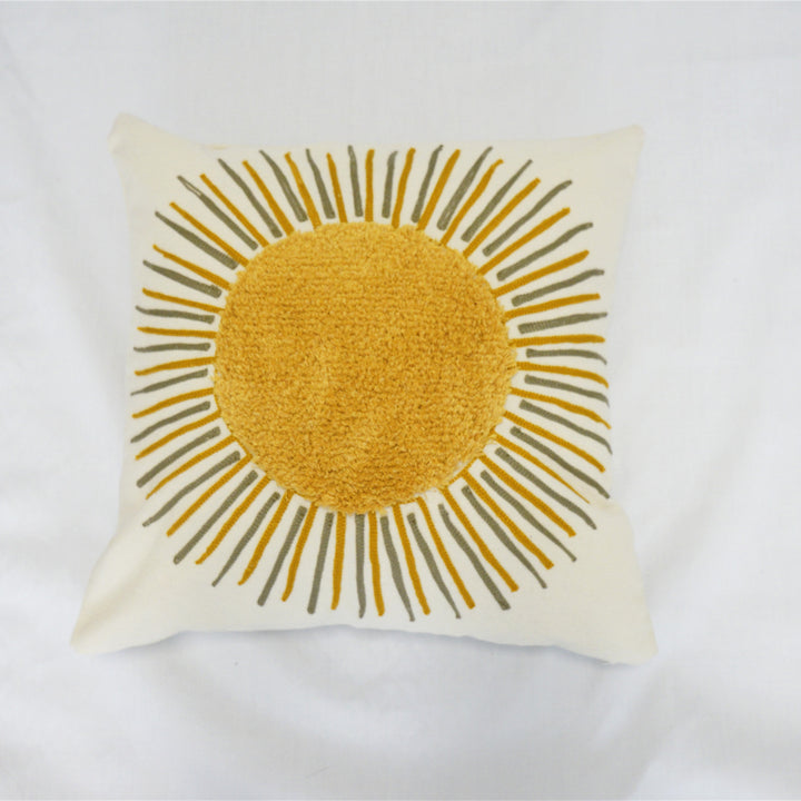 Artistically Embroidered Cushion