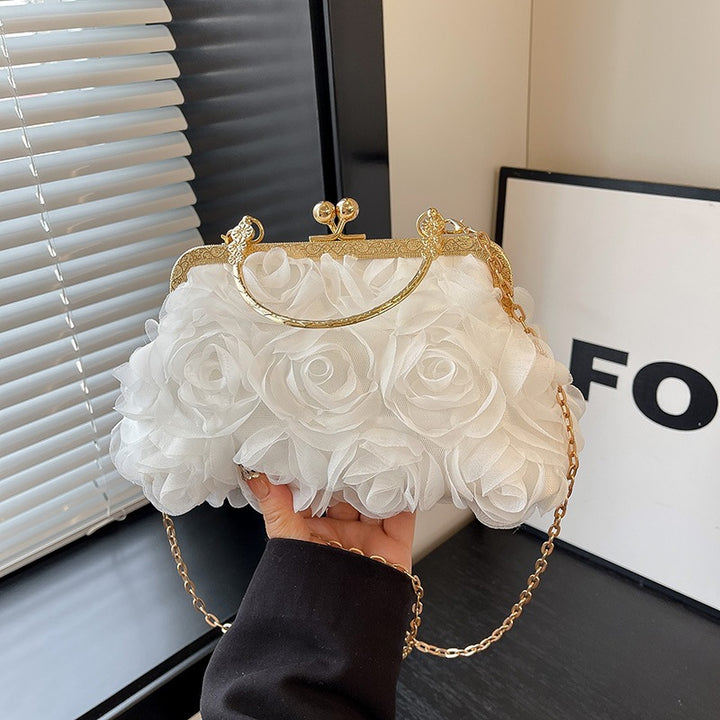 Floral Embellished Evening Clutch