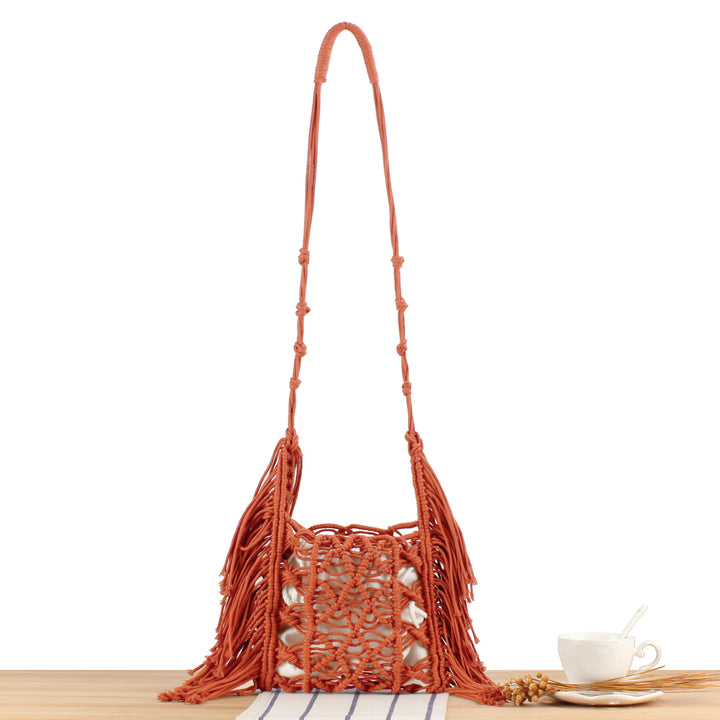 Handbag with Artistic Macramé Design Stornfield 1784182970