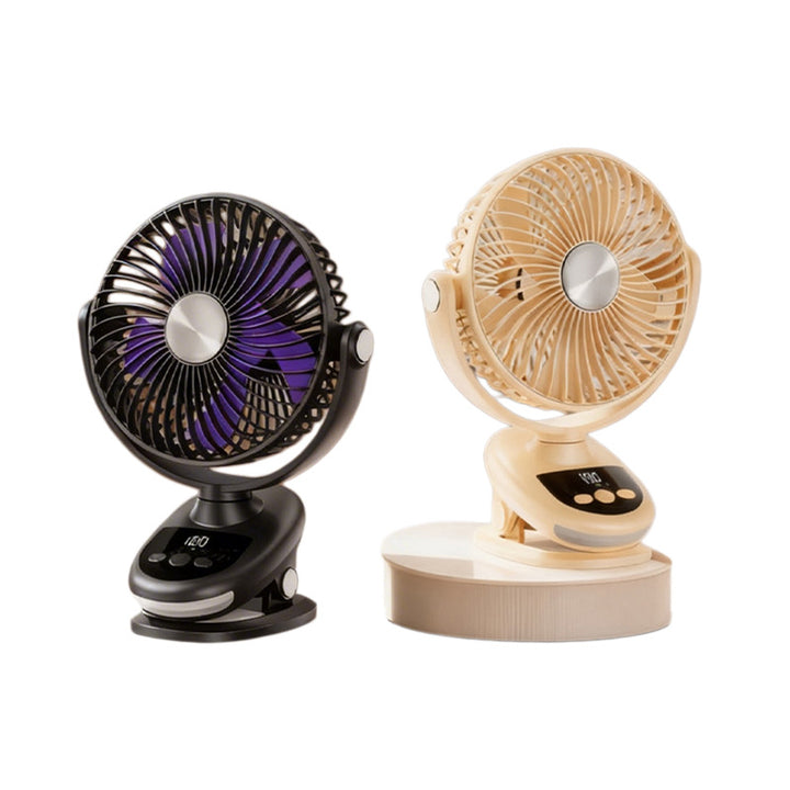 Unisex Portable Desktop Fan with Digital Control Stornfield
