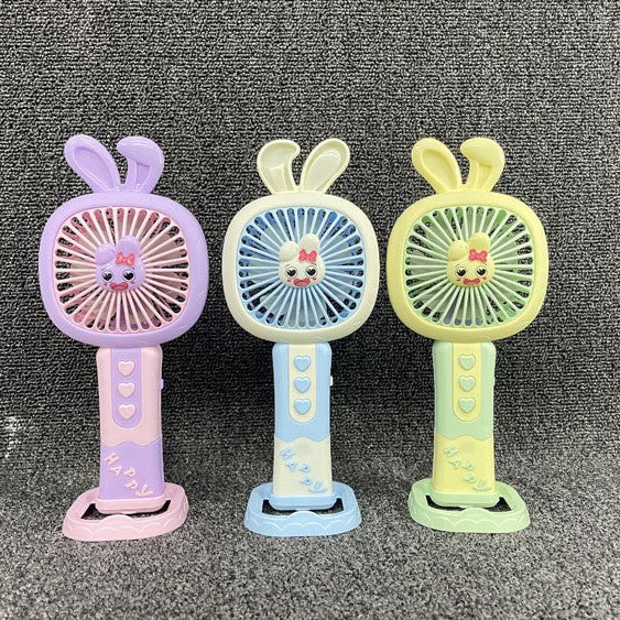 Unisex Portable Hand Fan with Cute Bunny Design Stornfield
