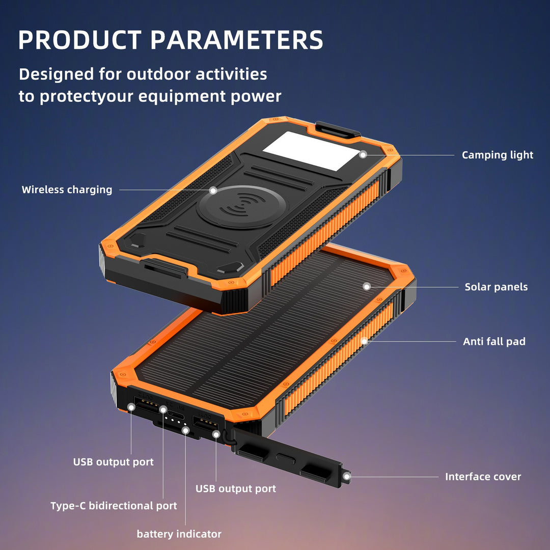Robust Powerbank with Wireless Charging Function Stornfield
