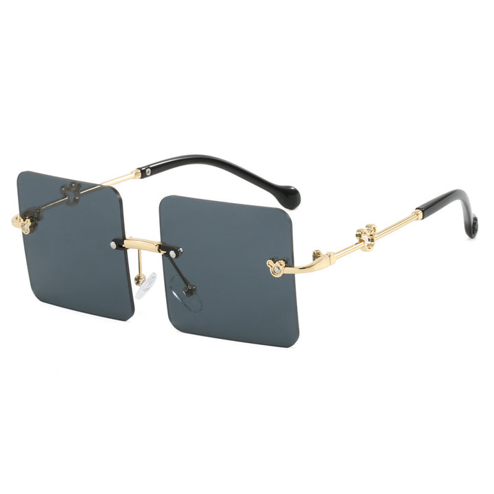Women's square sunglasses with luxurious, high-quality frame Stornfield