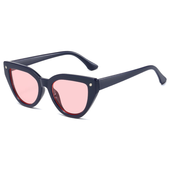 Women's Cat-Eye Sunglasses with Distinctive Animal Print Pattern Stornfield
