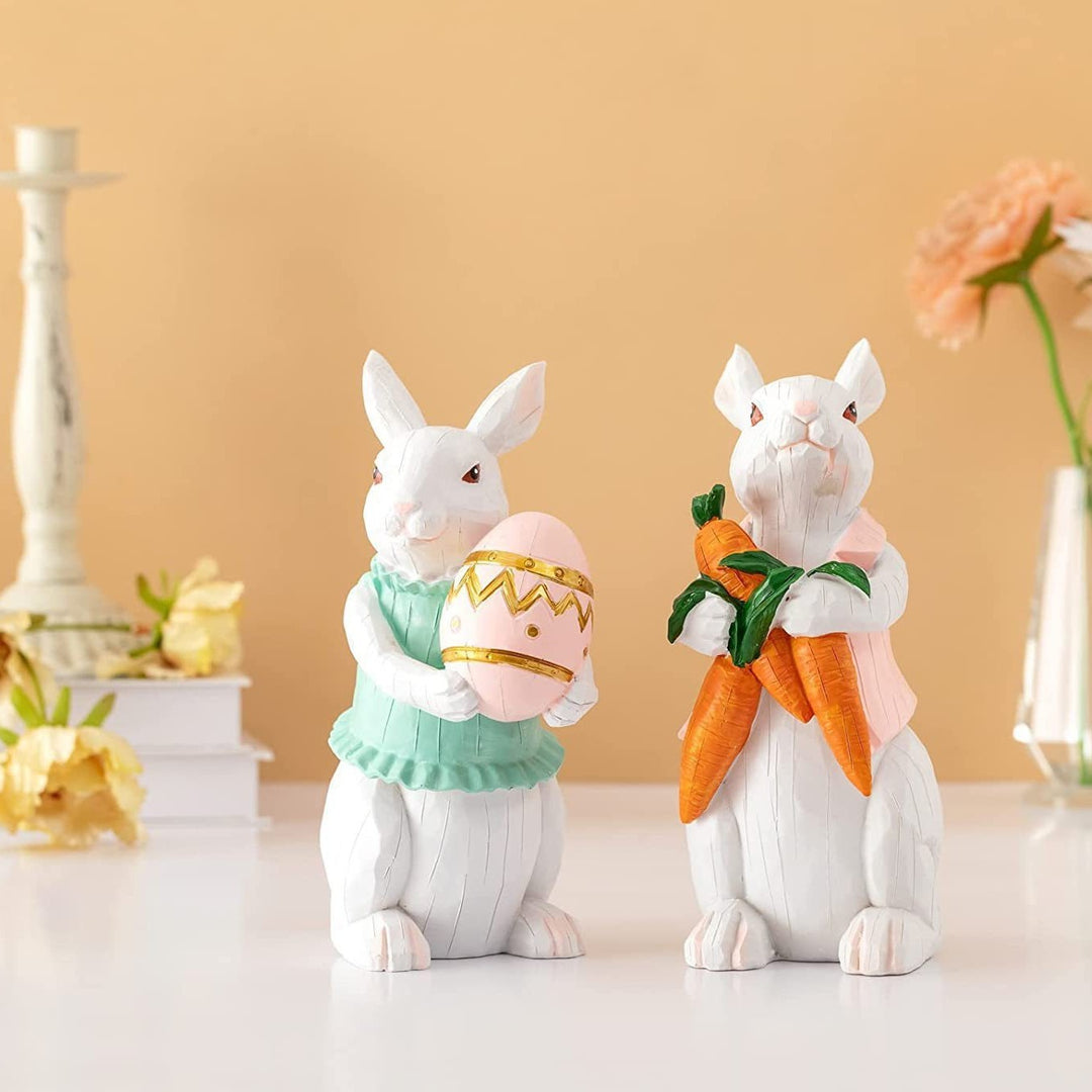 Decorative Bunny Figurine Set Stornfield