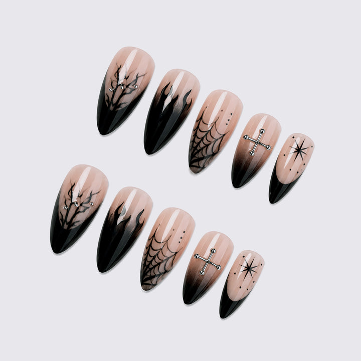 Creative Gothic Art Nail Set Stornfield