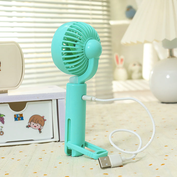 Women Portable USB Lamp Fan with Innovative Design Stornfield