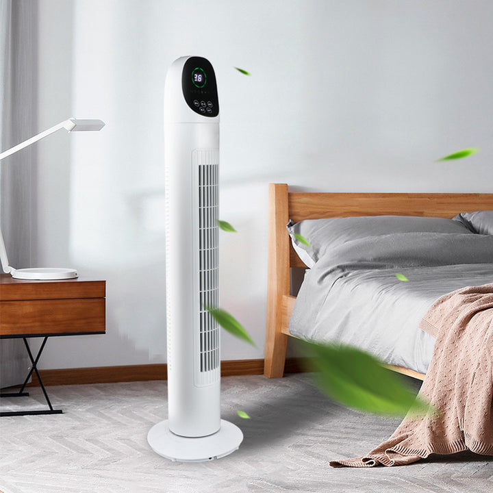 Cooling slim oscillating tower fan with remote timer LED display Stornfield