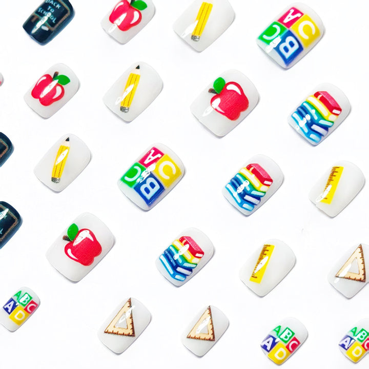 Creative School Motif Art Nails Stornfield