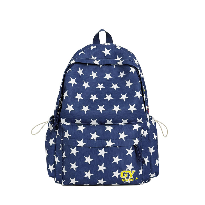Versatile Multi-Pocket Star-Patterned Backpack Stornfield
