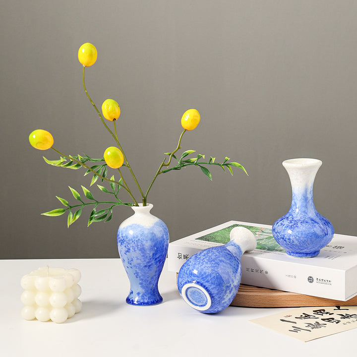 Elegant Floral Design Ceramic Vase