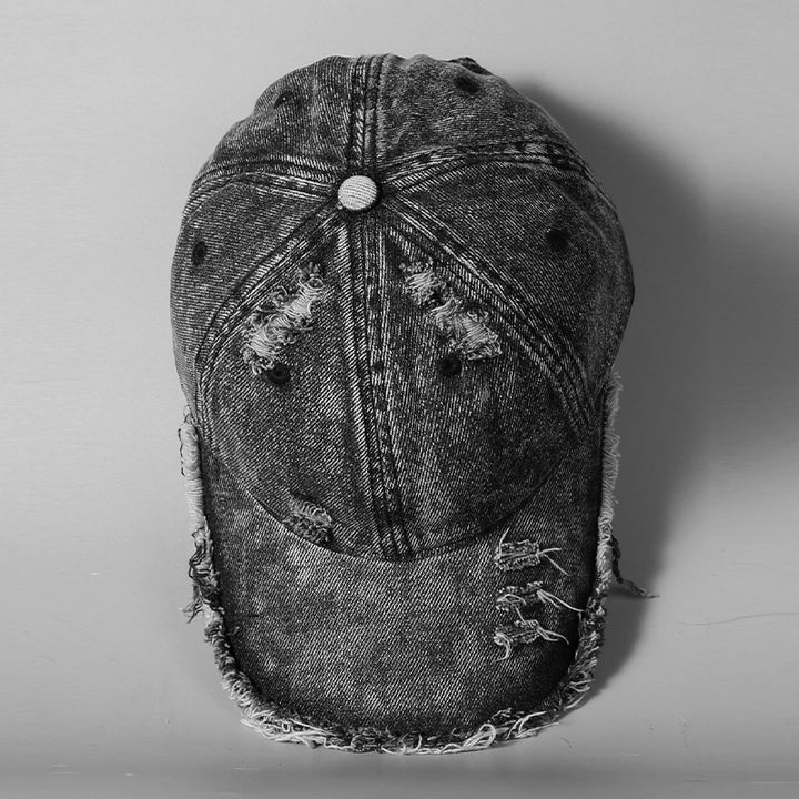 Men's Distressed Vintage Denim Baseball Cap Stornfield