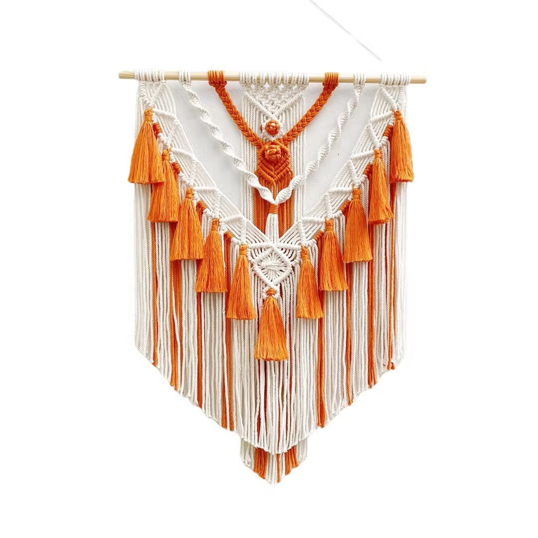 Macrame Wall Hanging with Fringes Stornfield