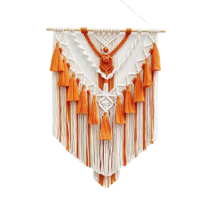 Macrame Wall Hanging with Fringes Stornfield