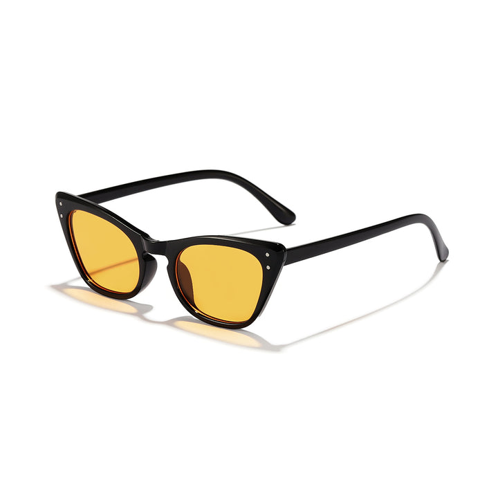 Ladies Cat-Eye Sunglasses with Mirrored Lenses and Stylish Frame Stornfield